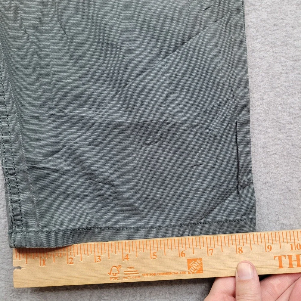 Carhartt Relaxed Fit Canvas Work Pant Mens 38x32 Gray Rugged Flex BN2517-M
